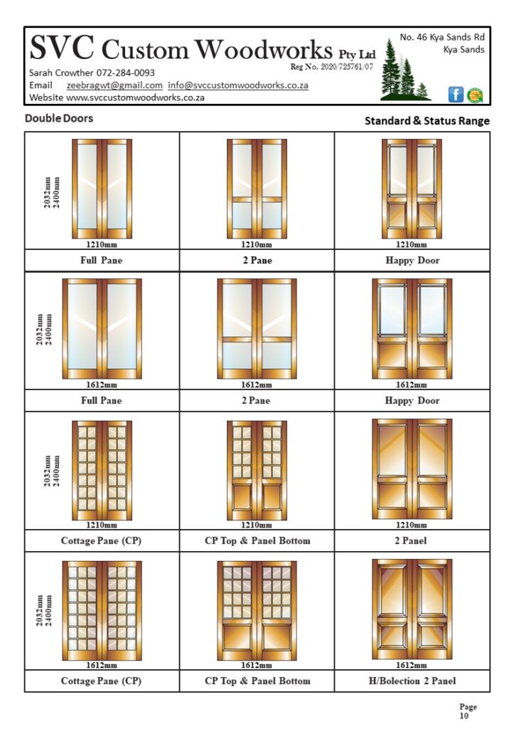 Wooden Double Doors