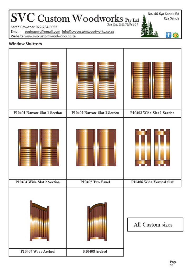 Timber Window Shutters
